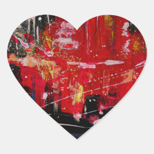 city heart sticker