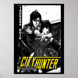 City Hunter Vintage 80s Poster
