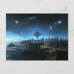 City in the Clouds Postcard