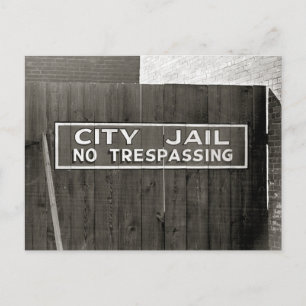City Jail, 1939 Postcard