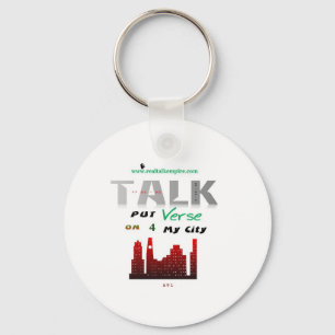 city - key keychain