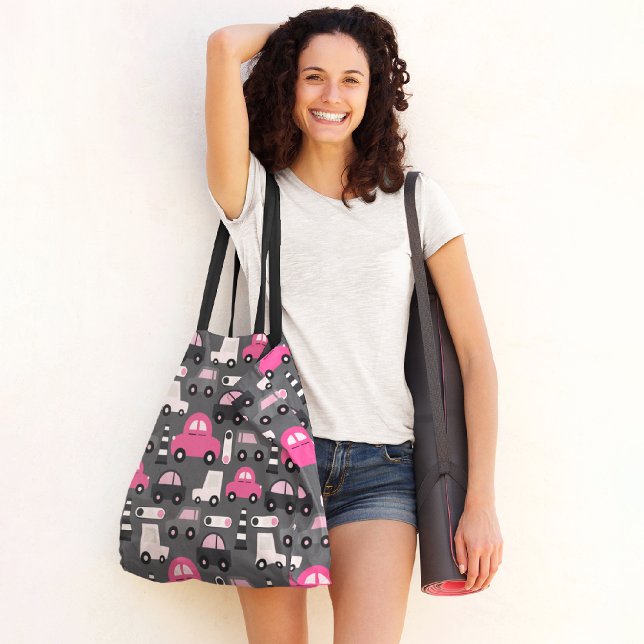 City kids cars tote bag (Creator Uploaded)