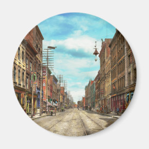City - Knoxville TN - Gay Street 1903 Magnet