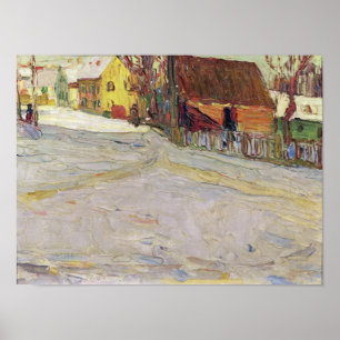 City landscape poster
