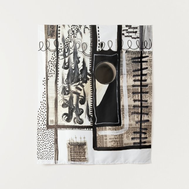 City Language Poster Tapestry (Front)