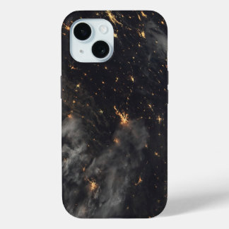 City Lights At Night On Planet Earth iPhone 15 Case