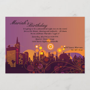 City Lights Invitation
