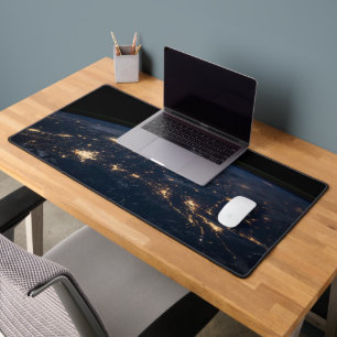 City Lights Of The Southern United States. Desk Mat