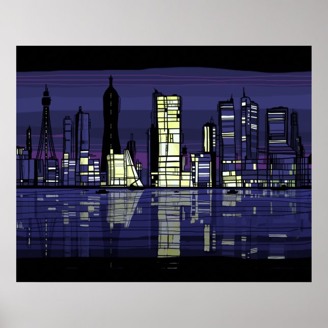 City Lights Poster (Front)