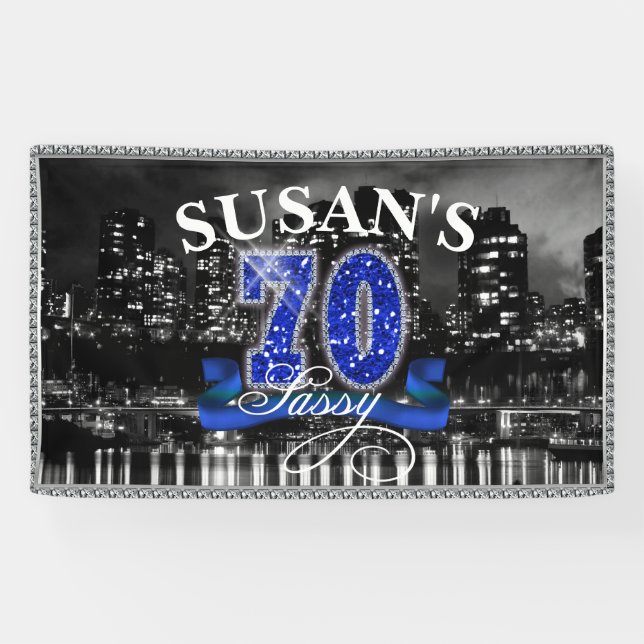 City Lights Sassy Seventy ID191 Banner (Horizontal)