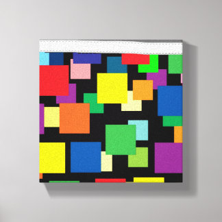 City Lights Stretched Canvas Print