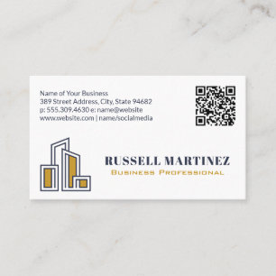 City Logo   Real Estate   QR Code Business Card