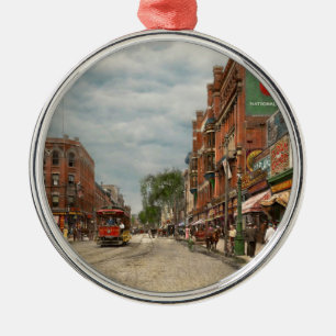 City - Lowell MA - A dam good company 1908 Metal Ornament