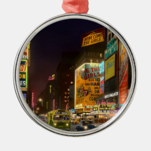 City - Manhattan, NY - Here comes the girls 1953 Metal Ornament