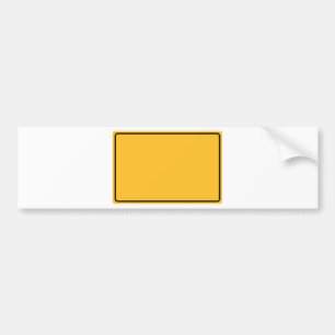 city map for your own text bumper sticker