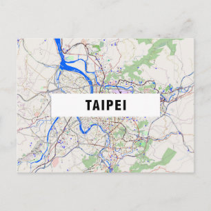 CITY MAP POSTCARDS ♥ Taipei