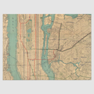 City Map Series Design 5 Tissue Paper