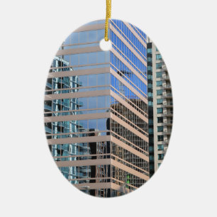 City Modern Architecture Ceramic Ornament
