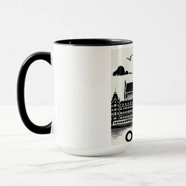 City mog - Oslo, Norwey Mug (Left)