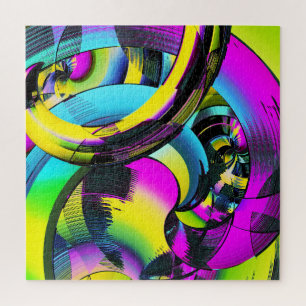 CITY NEON LIGHTS JIGSAW PUZZLE
