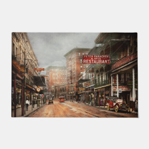 City - New Orleans - A look at St Charles Ave 1910 Doormat