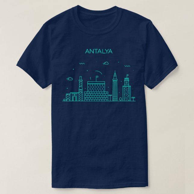 City Night Antalya  T-Shirt (Design Front)