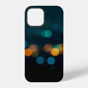 City night light blur bokeh, defocused backgrounda iPhone 12 case