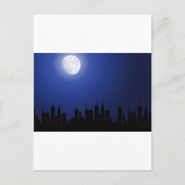 CITY NIGHT POSTCARD (Front)
