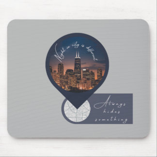 City Nights Conceal What Maps Can’t Reveal Mouse Pad
