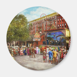 City - NY - Celebrating Bastille Day 1913 Magnet