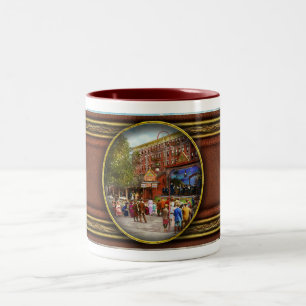 City - NY - Celebrating Bastille Day 1913 Two-Tone Coffee Mug