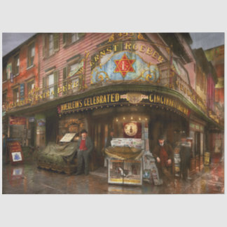 City - NY - Ernest Roeber's Cafe 1908 Tissue Paper