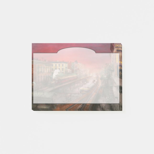 City - NY - Rush hour traffic - 1900 Post-it Notes (Front)