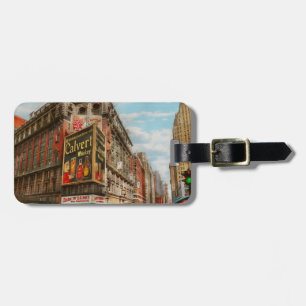 City - NY - Tastee's and Macy's 1942 Luggage Tag