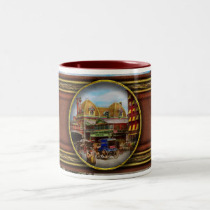 City - NY - The Grand Central Depot 1890 Two-Tone Coffee Mug