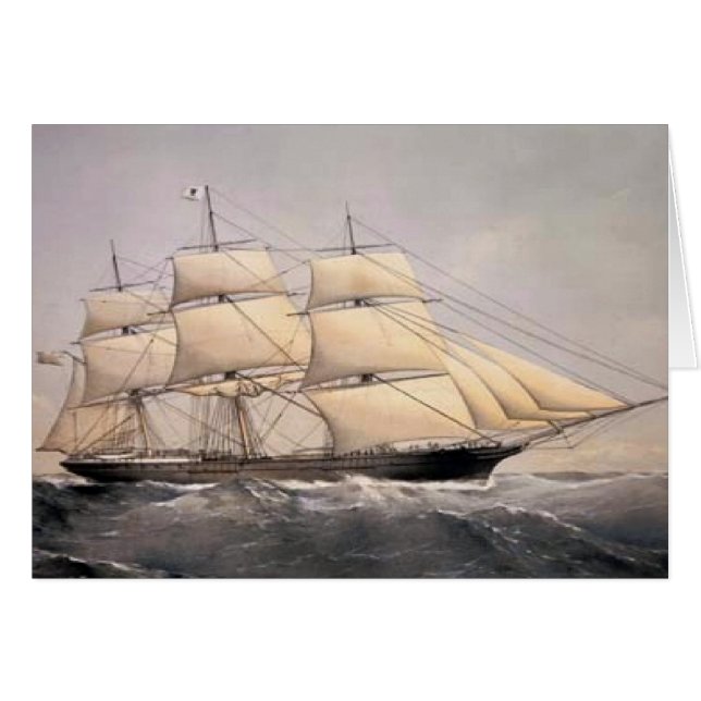 City of Adelaide Clipper ship 1800s (Front Horizontal)