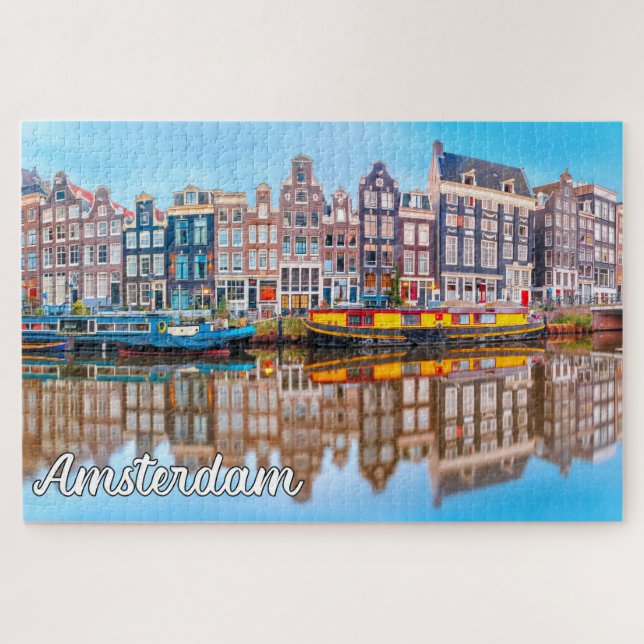 City Of Amsterdam, Netherlands Jigsaw Puzzle (Horizontal)
