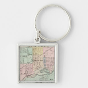 City of Appleton, county seat of Outagamie Co Keychain