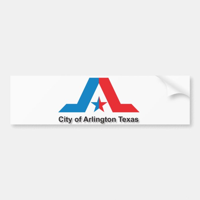 City of Arlington flag Bumper Sticker (Front)