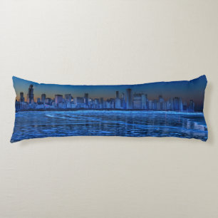 City of broad shoulders and lake Michigan Body Pillow