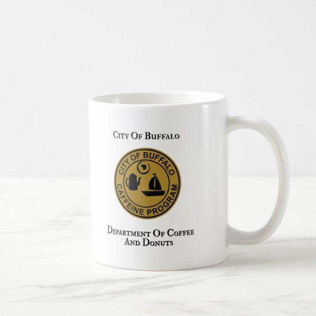 City of Buffalo Dept of Coffee & Doughnuts Officia Mug (Right)