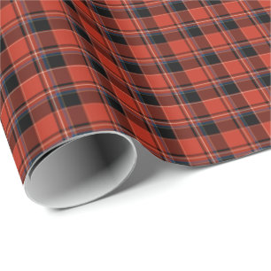 City of Calgary Alberta Canada Tartan Wrapping Paper