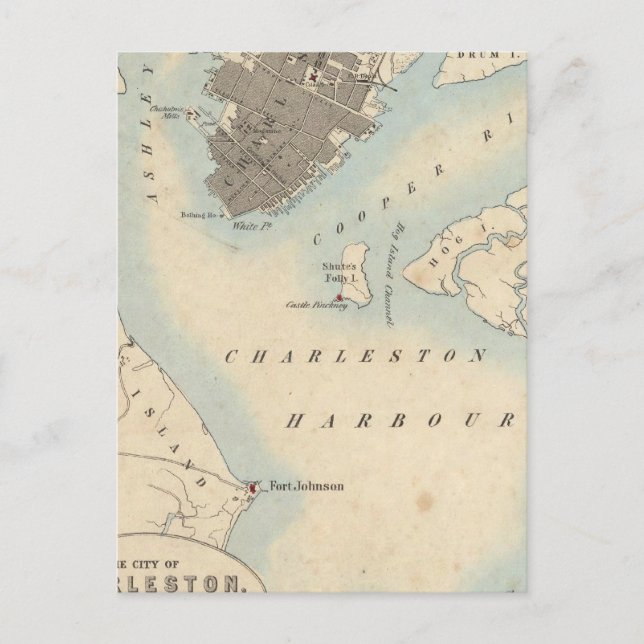 City of Charleston, South Carolina Postcard (Front)