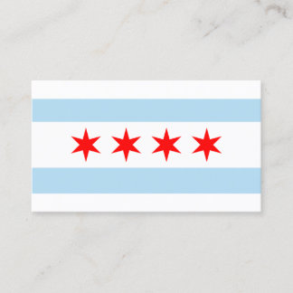 City of Chicago Flag Business Card