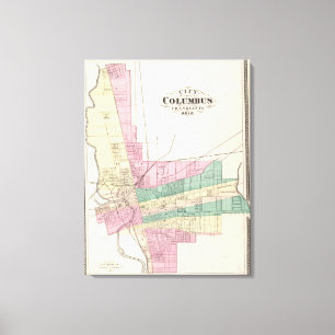 City of Columbus, Franklin County, Ohio Canvas Print