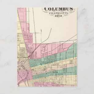 City of Columbus, Franklin County, Ohio Postcard