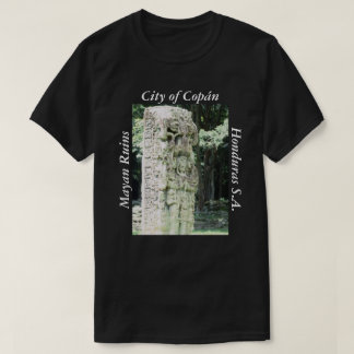 City of Copan Ancient Ruins Mayan Archaeological T-Shirt