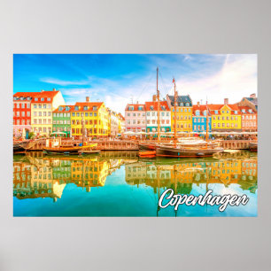 City Of Copenhagen, Denmark Poster