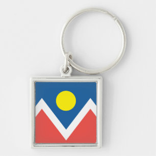 City of Denver flag Keychain