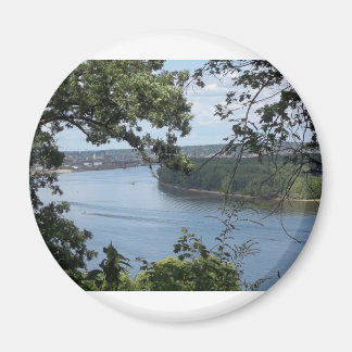 City of Dubuque, Iowa on the Mississippi River Magnet